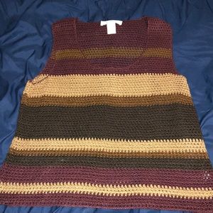 Hand Knit Jones New York tank top